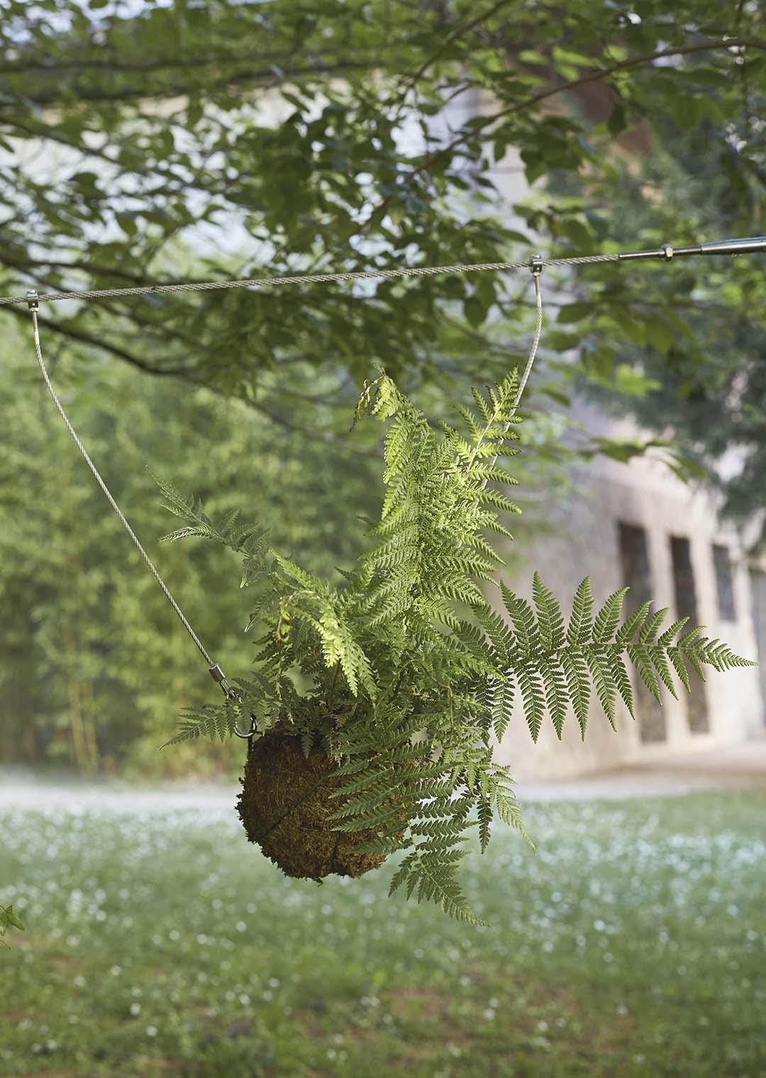 Suspended Garden Suspended garden festival jardins du monde en mouvement l/Oblique cite international universitaire de Paris kokedamas maison du Japon celine baumann landscape architecture garden