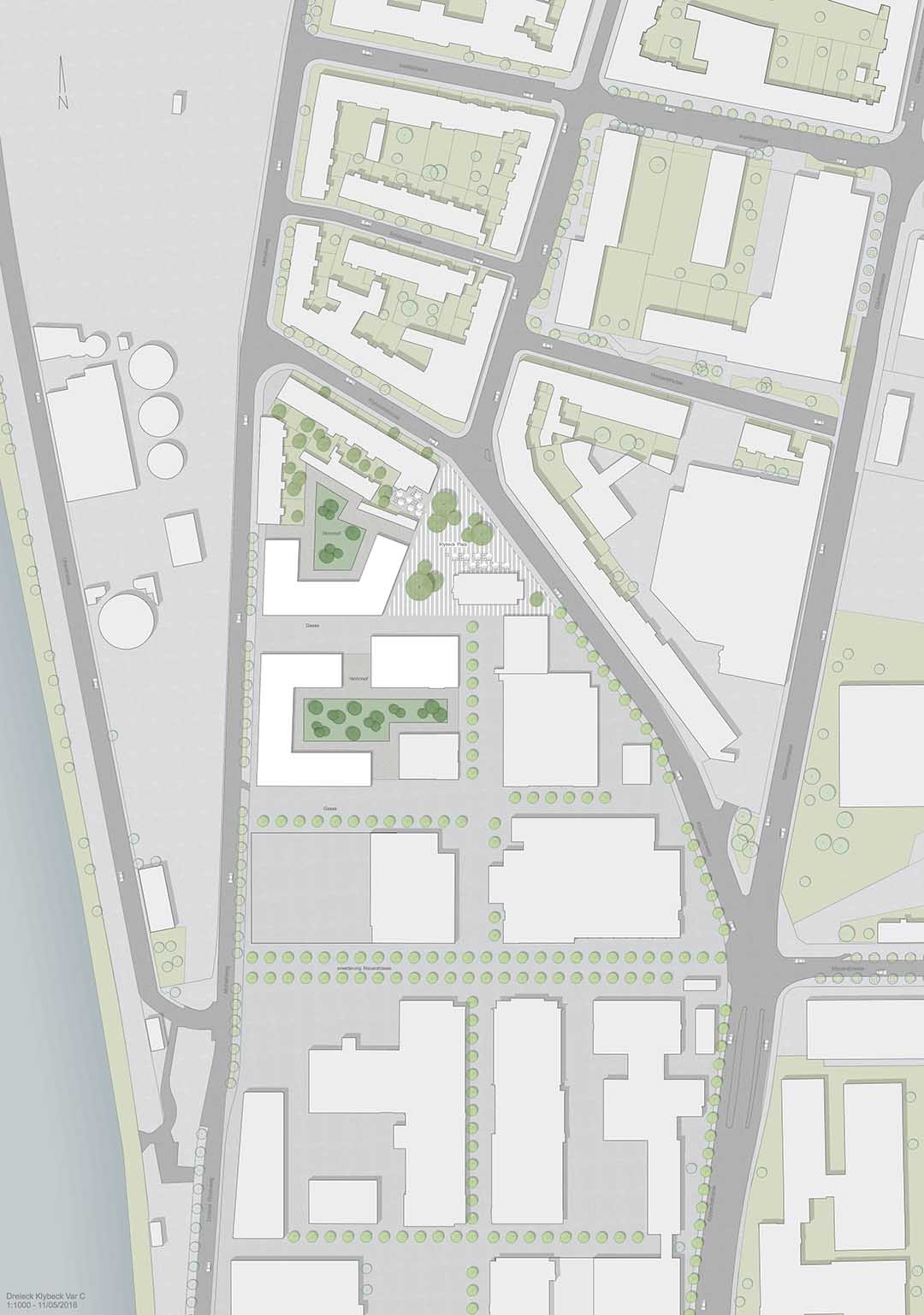 Dreieck Klybeck BASF Novartis Basel-Stadt urbanism public space vertiefungsstudie WG Klybeck Basel celine baumann klybeckplus